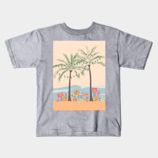 Christmas on the Beach Kids T-Shirt